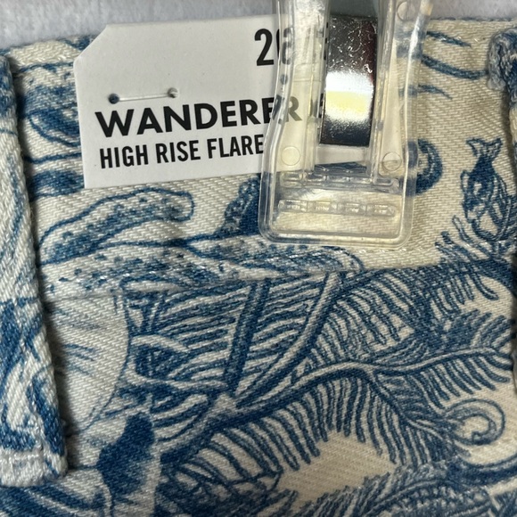Women’s Nautical Print NWT Wanderer Flare Jeans - Picture 8 of 9